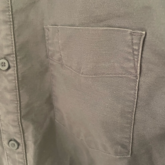 DU/ER Men’s Button Up Shirt - Greyish Blue Size L - Picture 4 of 9